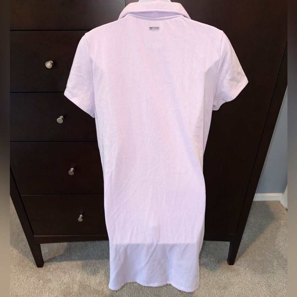 NWOT Marc New York Performance Polo Collared Lilac Dress, Size Large. - Picture 4 of 9